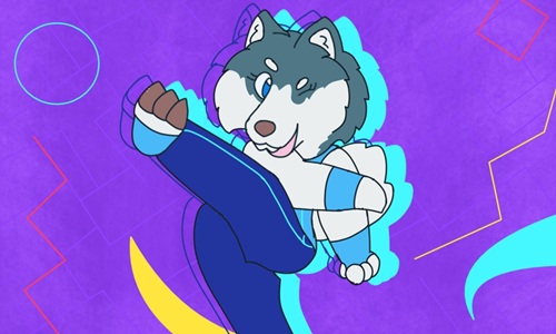 Banner com a protagonista Myuna