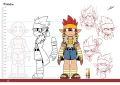 JC em 2020 – Model sheet final para Calístia